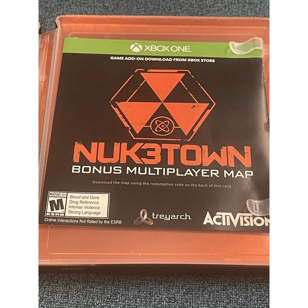 Vintage‎ Call Of Duty Black Ops 3 Open Metal Box For Xbox One